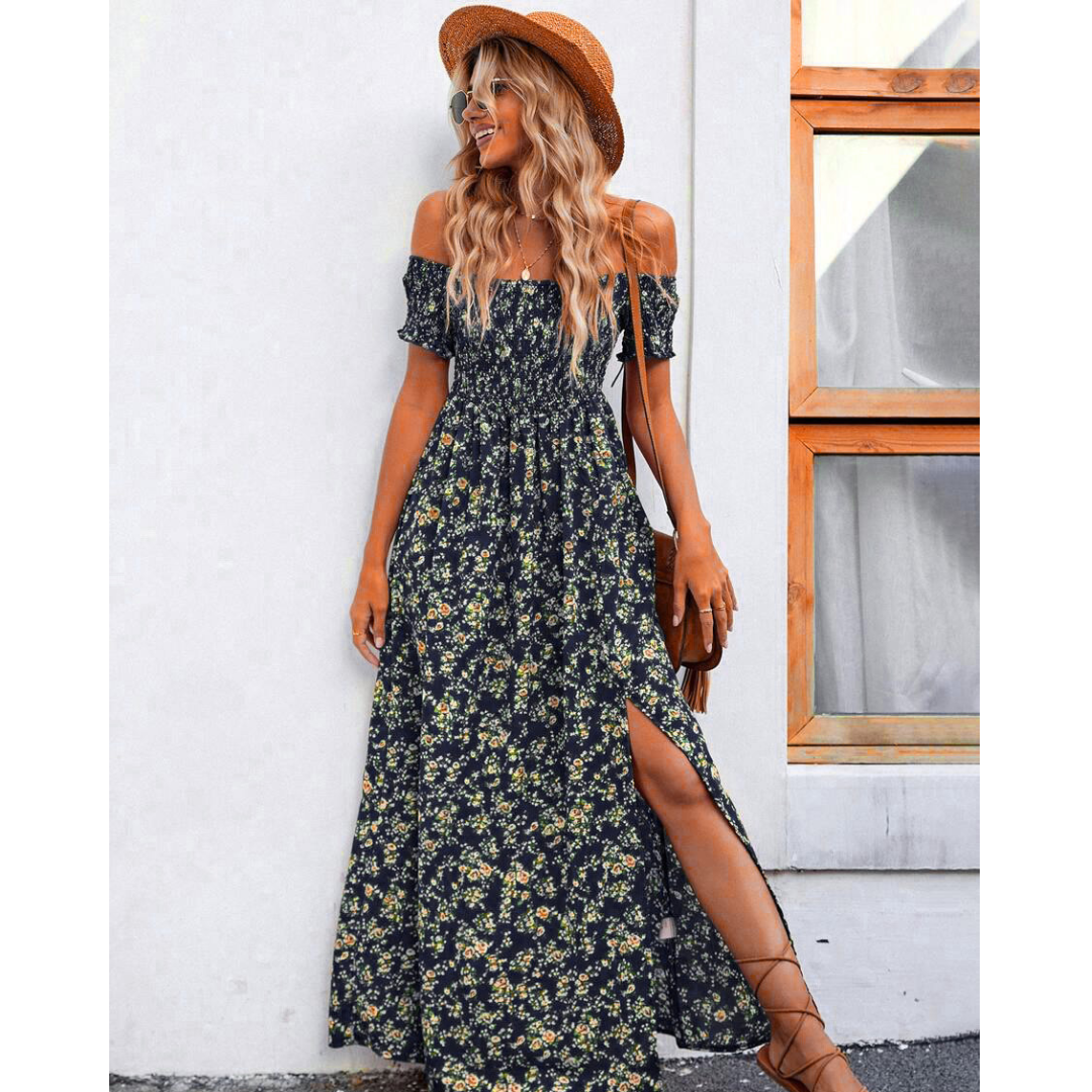 Clara | Off-Shoulder Vintage Dress