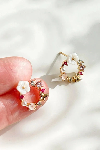 Floral Ecnhanting Earrings