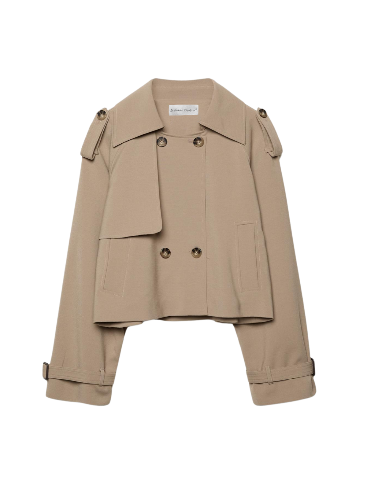 Casual & Chic Breasted Lapel Trench Coat