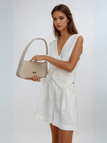 Always Casual Vest & Shorts Matching Suit