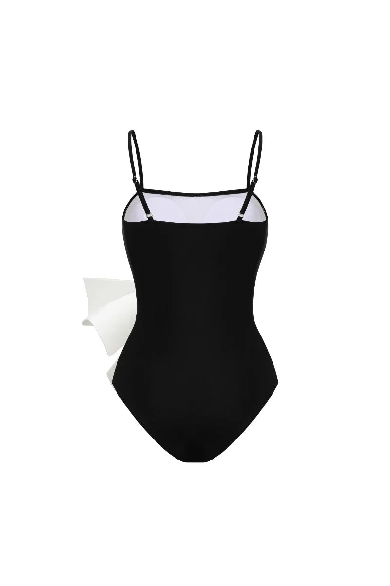 Bow Detail Sweetheart One Piece Swimsuit