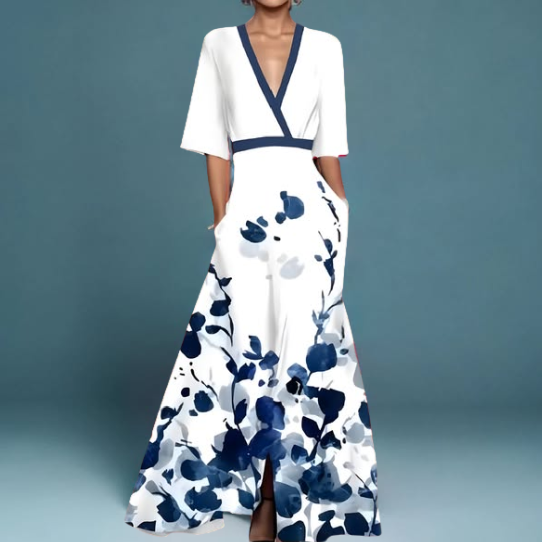 Elena | Floral Wrap Dress