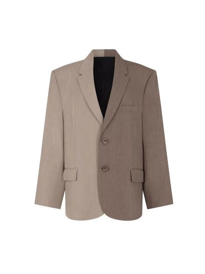 Color Block Blazer Two Sets