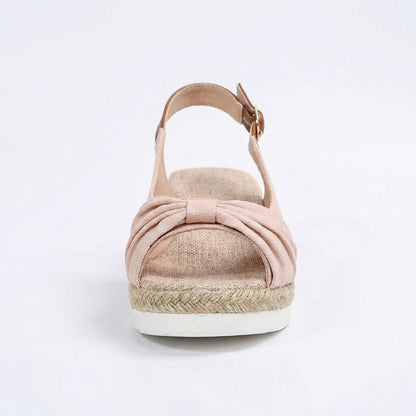Women's Orthopedic Pointed-Toe Platform Sandals – Stylish Buckle Comfort Shoes