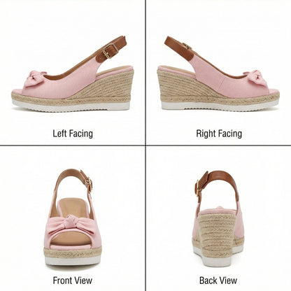 Women's Orthopedic Pointed-Toe Platform Sandals – Stylish Buckle Comfort Shoes