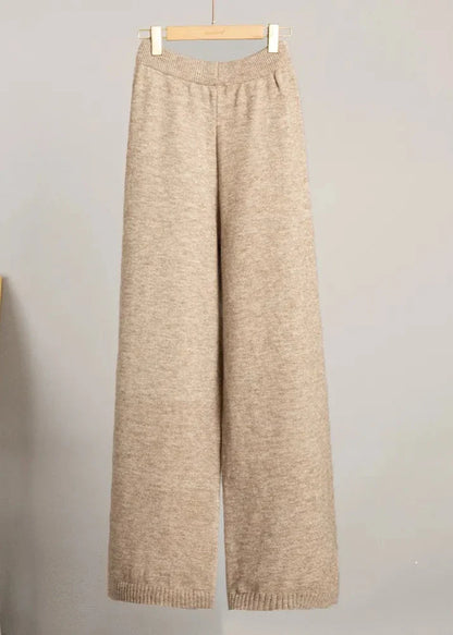 Luxe Comfort - Oversized Knit Sweater and Pants Set