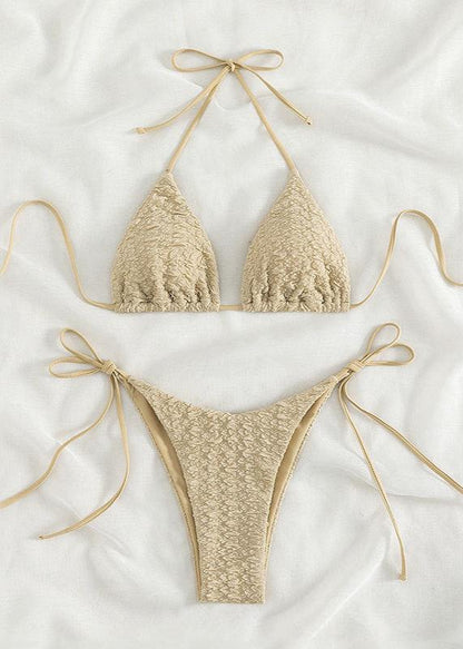 Sand Dune Textured Bikini Set