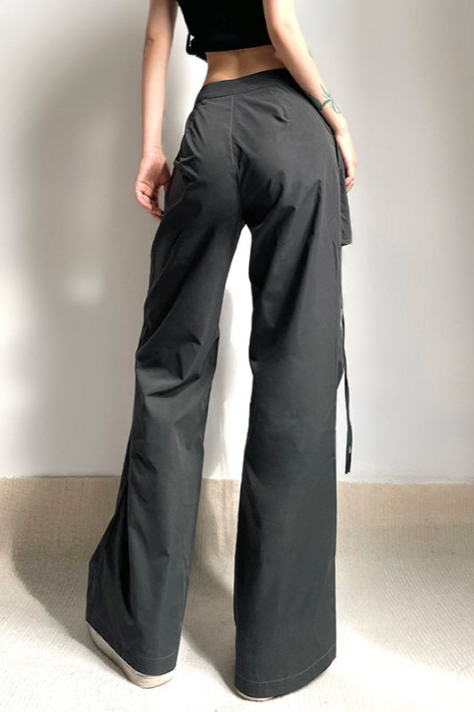 Loose Fit Drawstring Cargo Pant