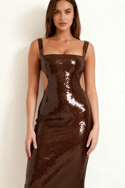 Backless Slip Bodycon Maxi Dress
