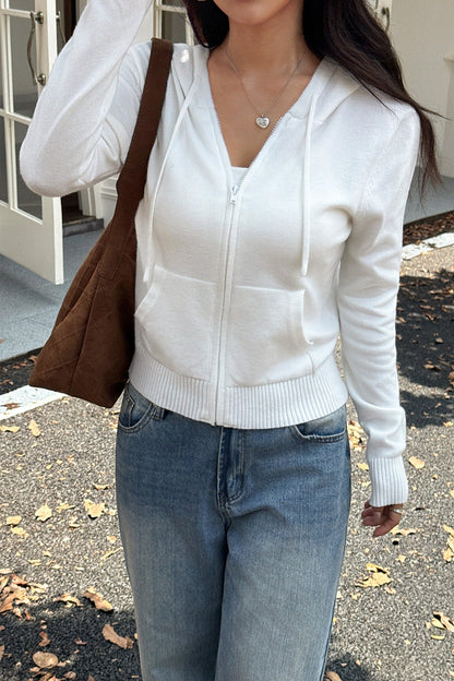 Y2K Trendy Knit Hoodie