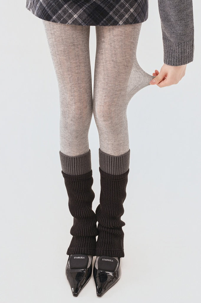 Vertical Stripe Sheer Ballet Tights Slimming Tights