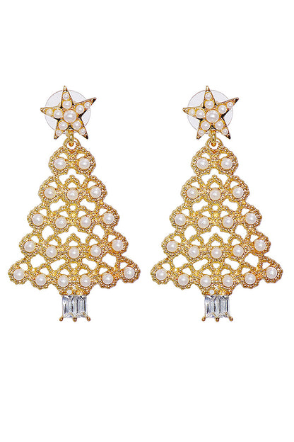 Christmas Tree Fashion Earrings
