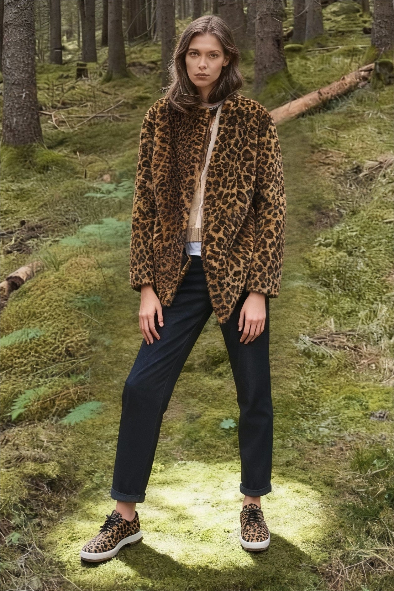 Sexy Animal Faux Fur Coat