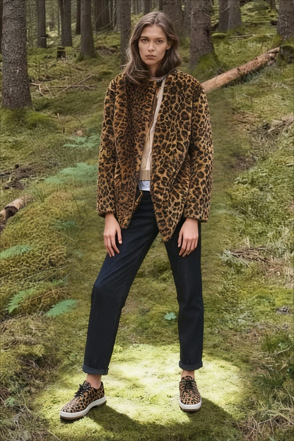 Sexy Animal Faux Fur Coat