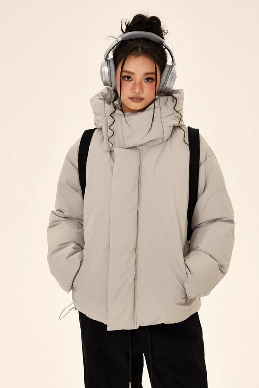 Unisex High Neck Puffer Jacket