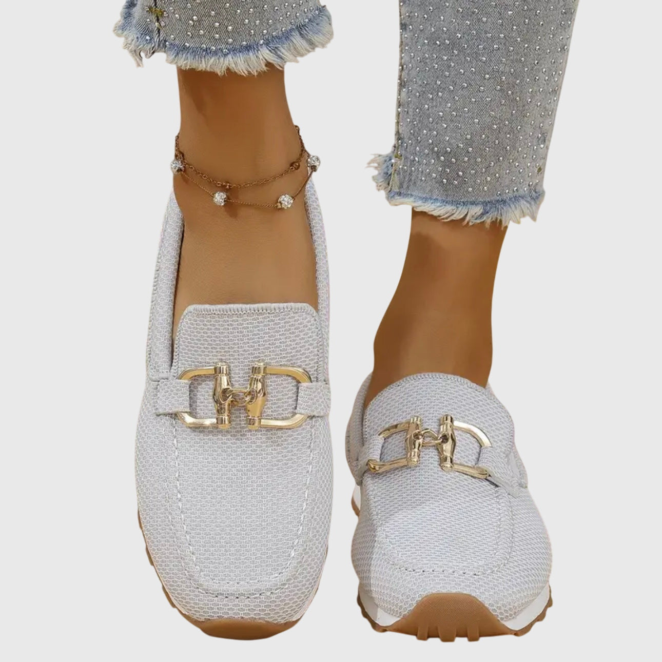 The Susana — Comfort Loafers with Gold Detail