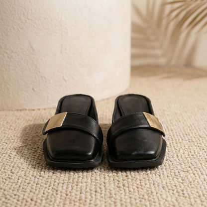 Women's Square Toe Slip-On Loafer Flats – Fashion Casual Shoes