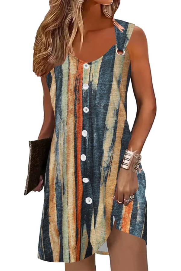 Women's Summer Vacation Sleeveless Dress