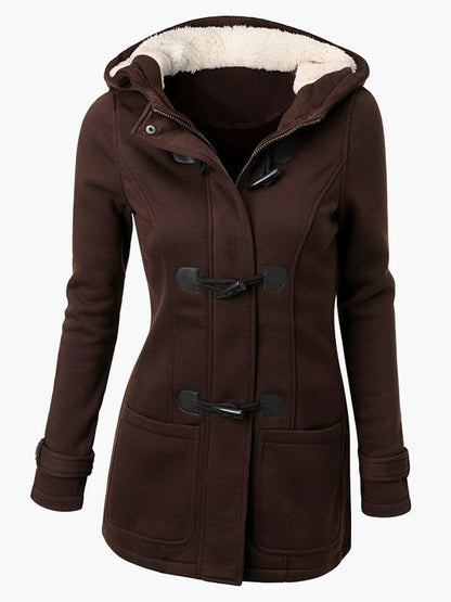 Winter Jackets For Women Hoodie Gray Coat Outerwear