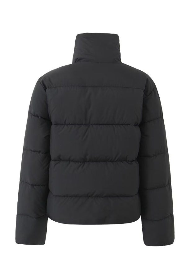 Stand Collar Zipper Windproof Cotton Coat