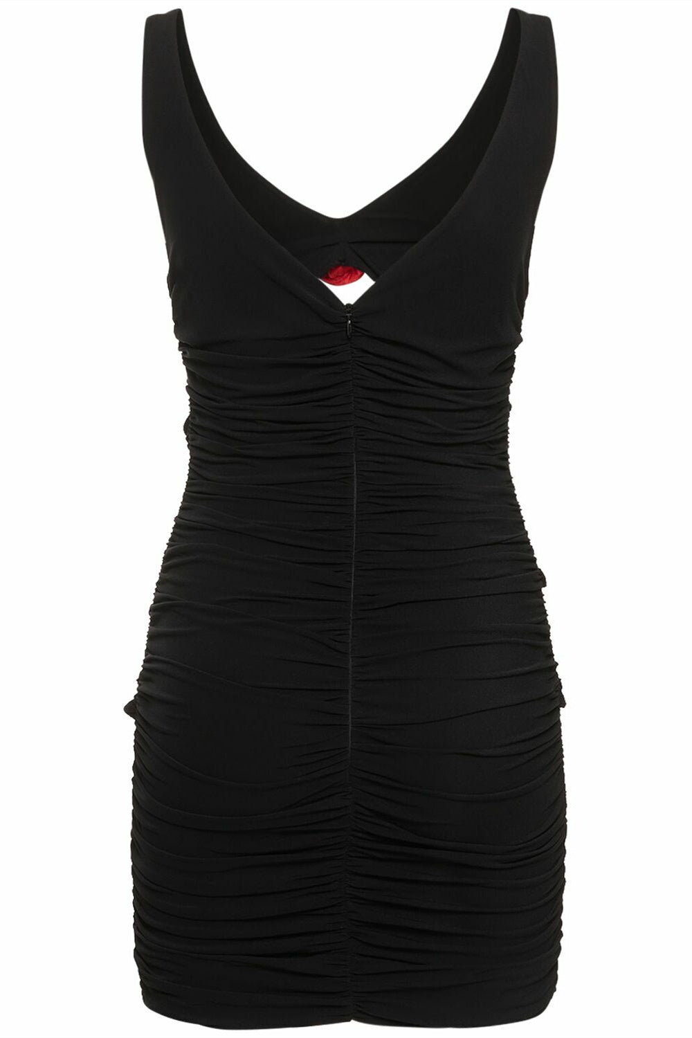 Sarah Floral Applique Cutout Mini Dress