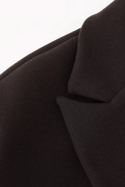 Street Style Fringe Wool Coat