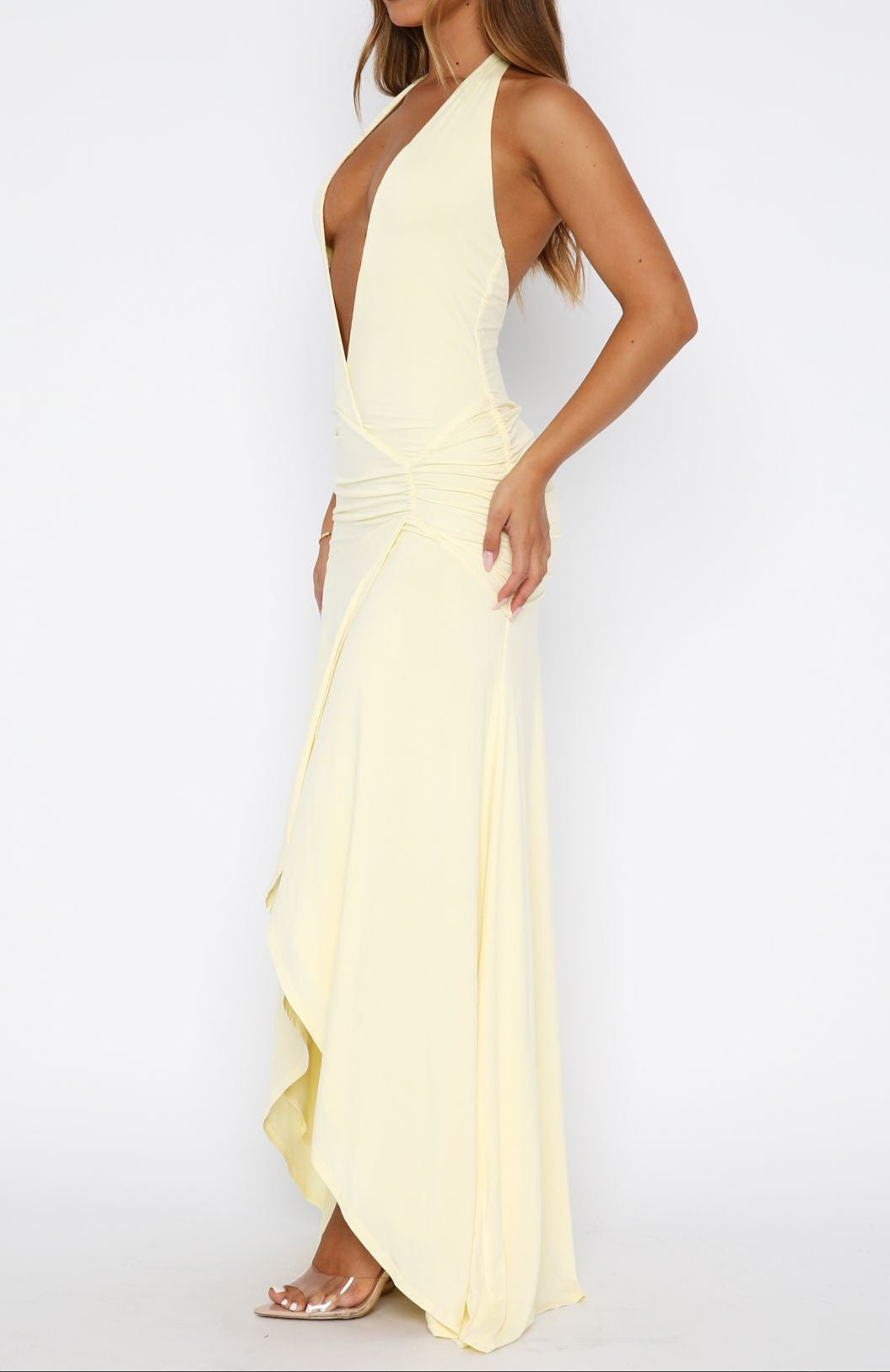 Vera Maxi Dress Lemon