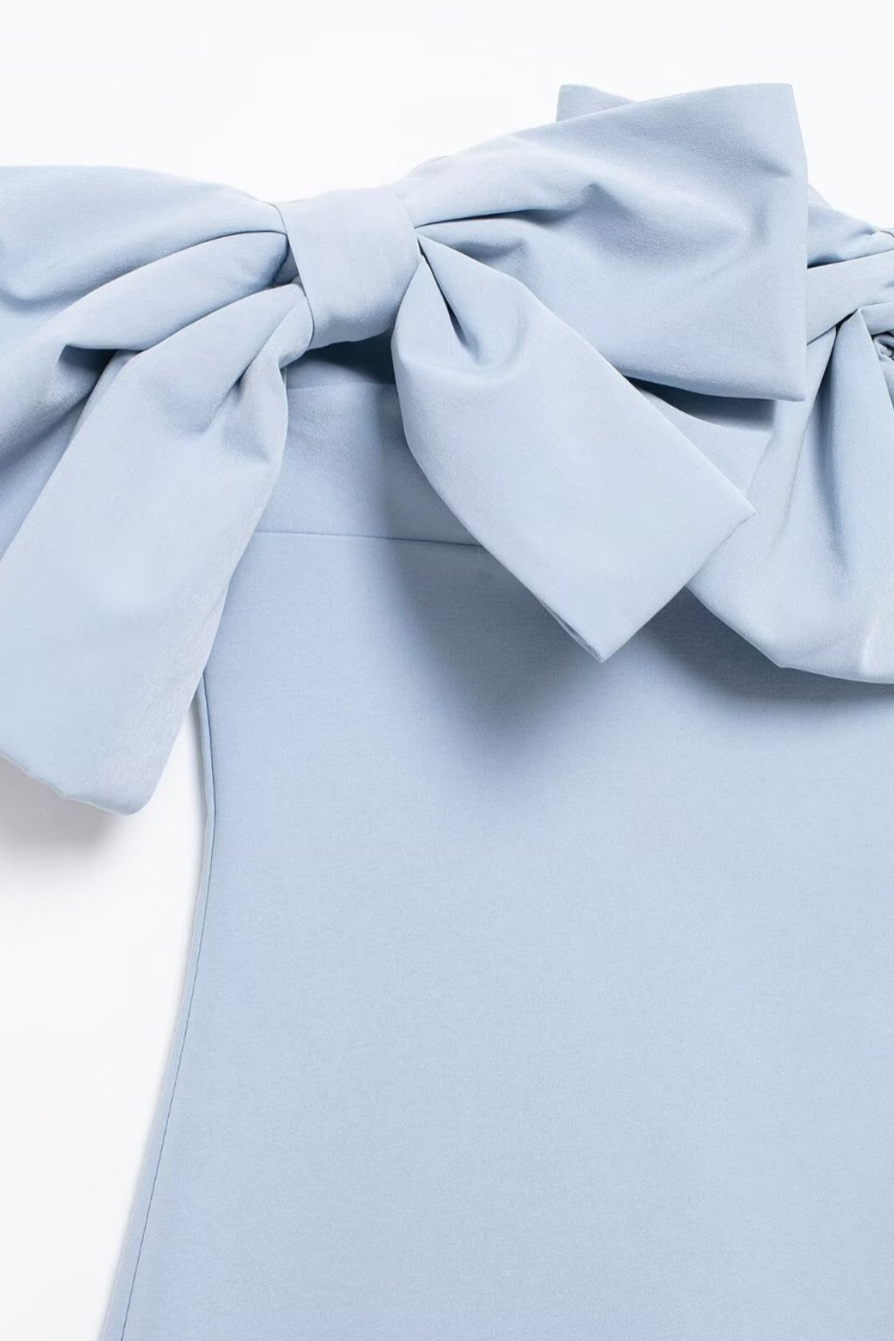 Strapless Bowknot Mini Dress