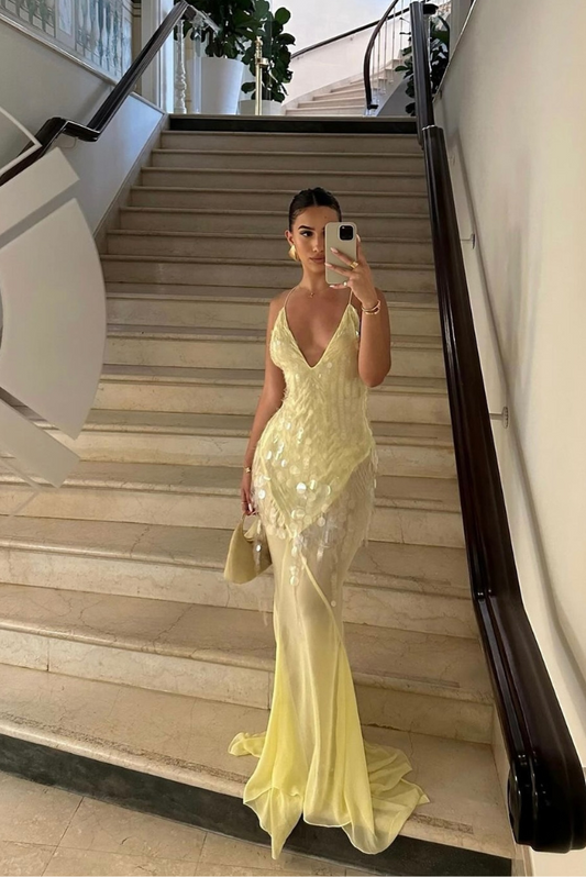 Aaliyah | V-Neck Sleeveless Maxi Dress 🚨 SALE