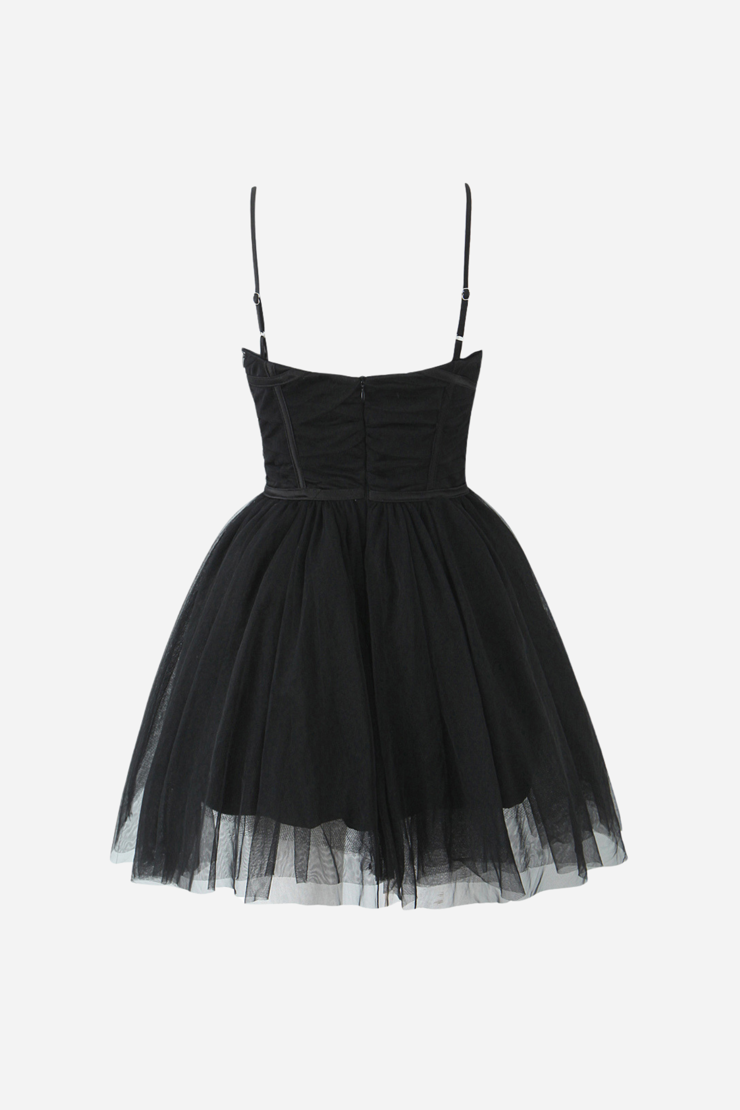 Myrna Bowknot Mesh Mini Slip Dress