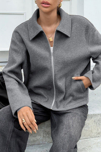Elegant Long Sleeve Versatile Jacket