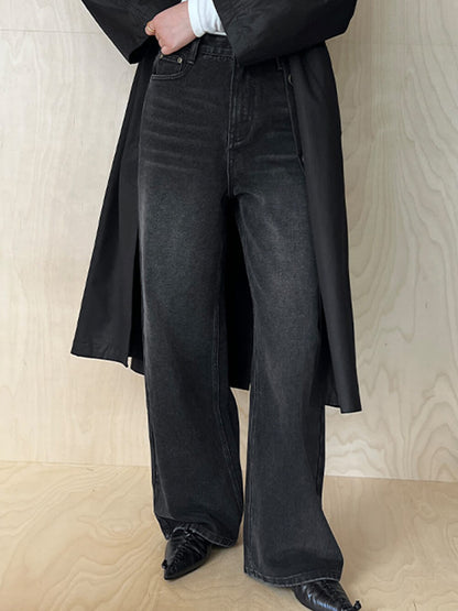 Grey Jeans With Pockets