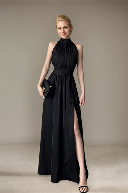 Elegant Sleeveless Evening Maxi Dress
