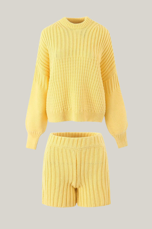 Jocelyn Puff Sleeve Knit Set