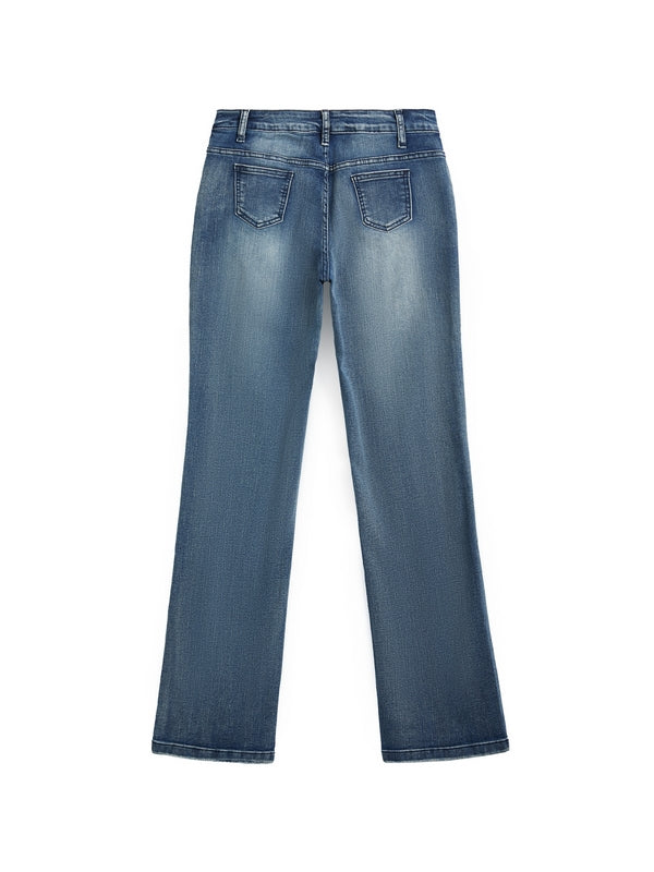 Vintage Denim Y2K Flare Leg Jeans