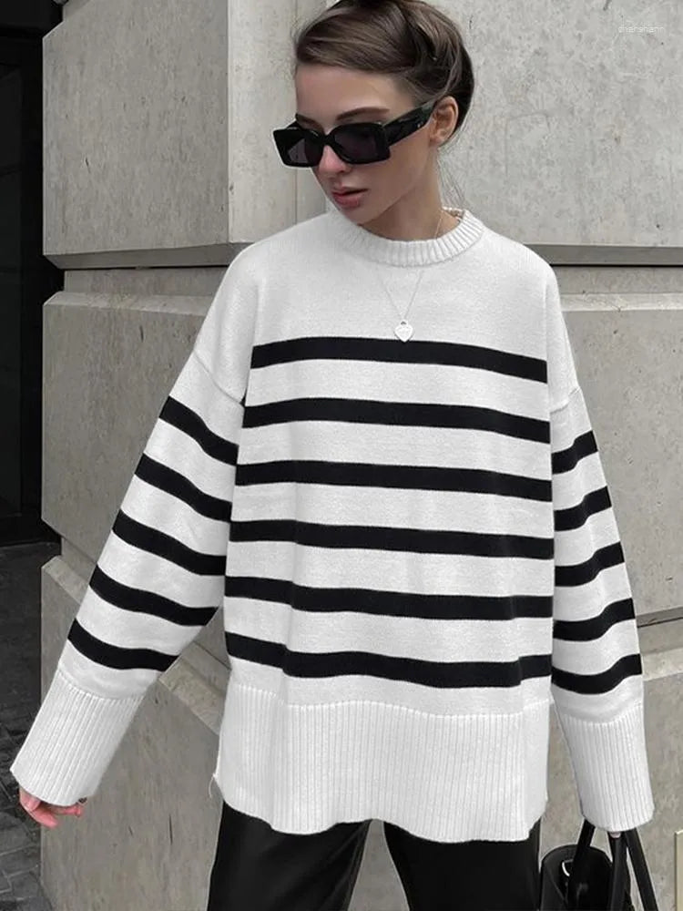 Always Elegant Parisian Stripe Sweater