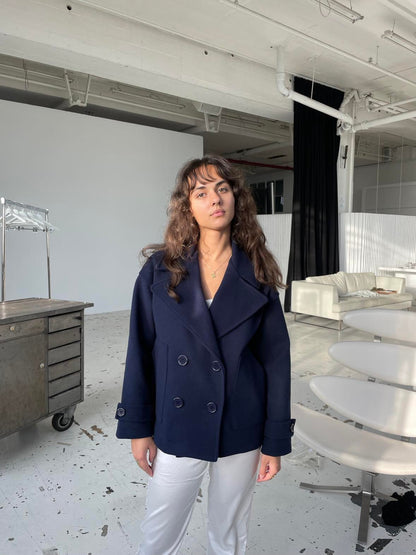 Ginalli Coat - Navy Original