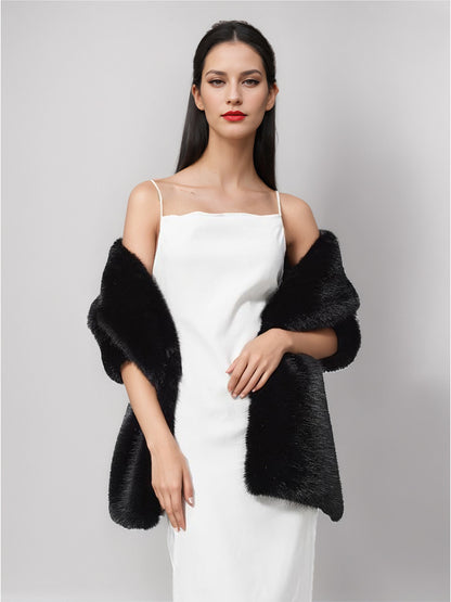 Women Poncho Black Cape
