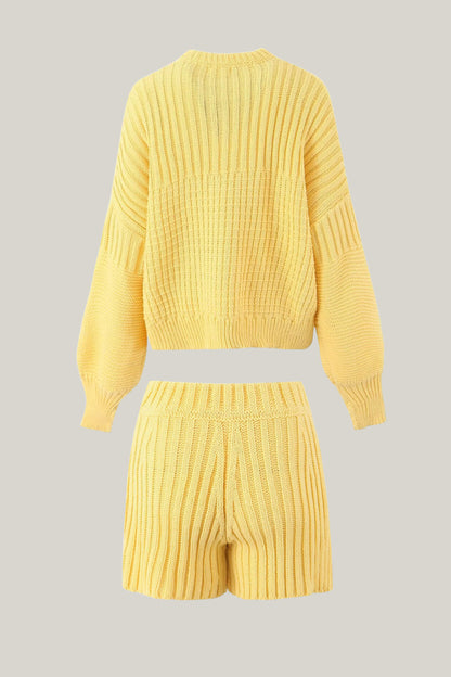 Jocelyn Puff Sleeve Knit Set
