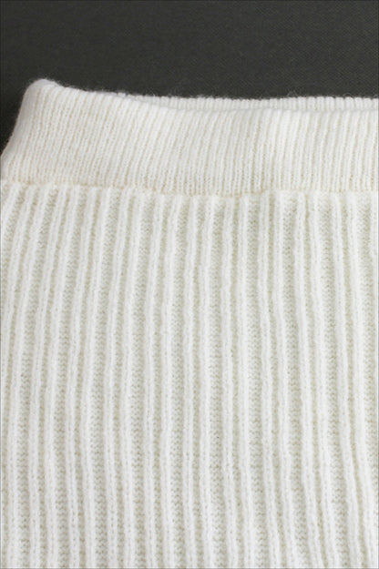 Knit Sweater Tank Top & Split Skirt Sweater Dress