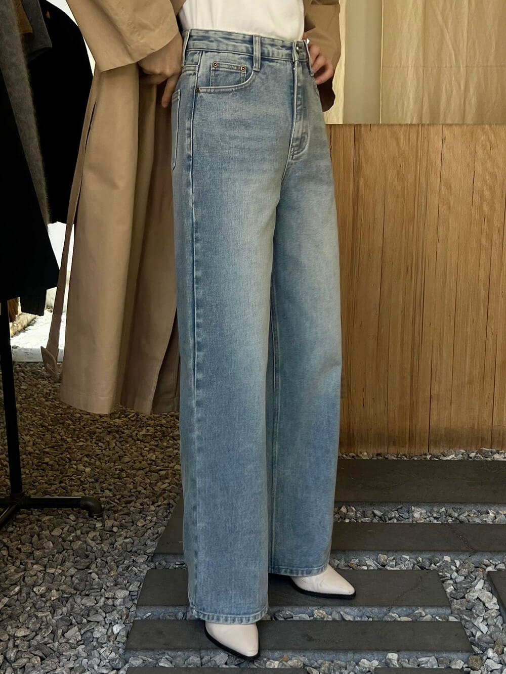 Grey Jeans With Pockets
