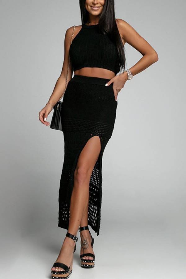 Slim Fit Straight Beach Dress Set