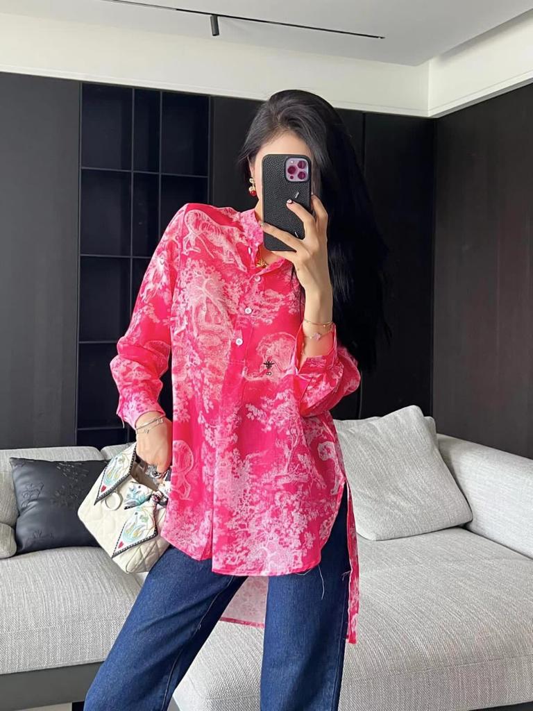 Floral Print C D Shirt
