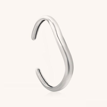 Vintage Geometric Open Bangle Bracelet