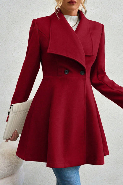 Belted Wool Long Coat