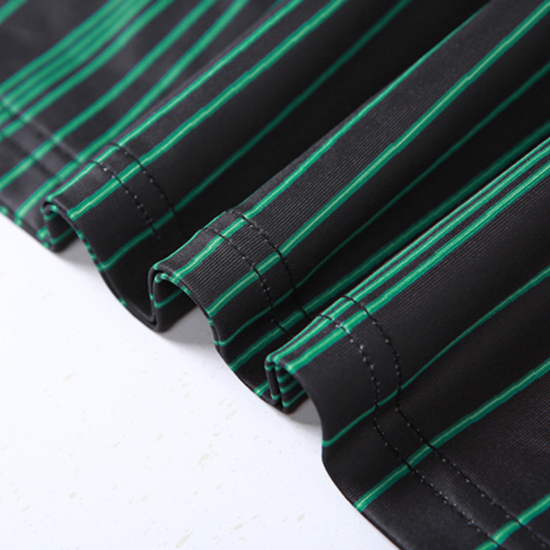 Long sleeve crewneck body print maxi dress