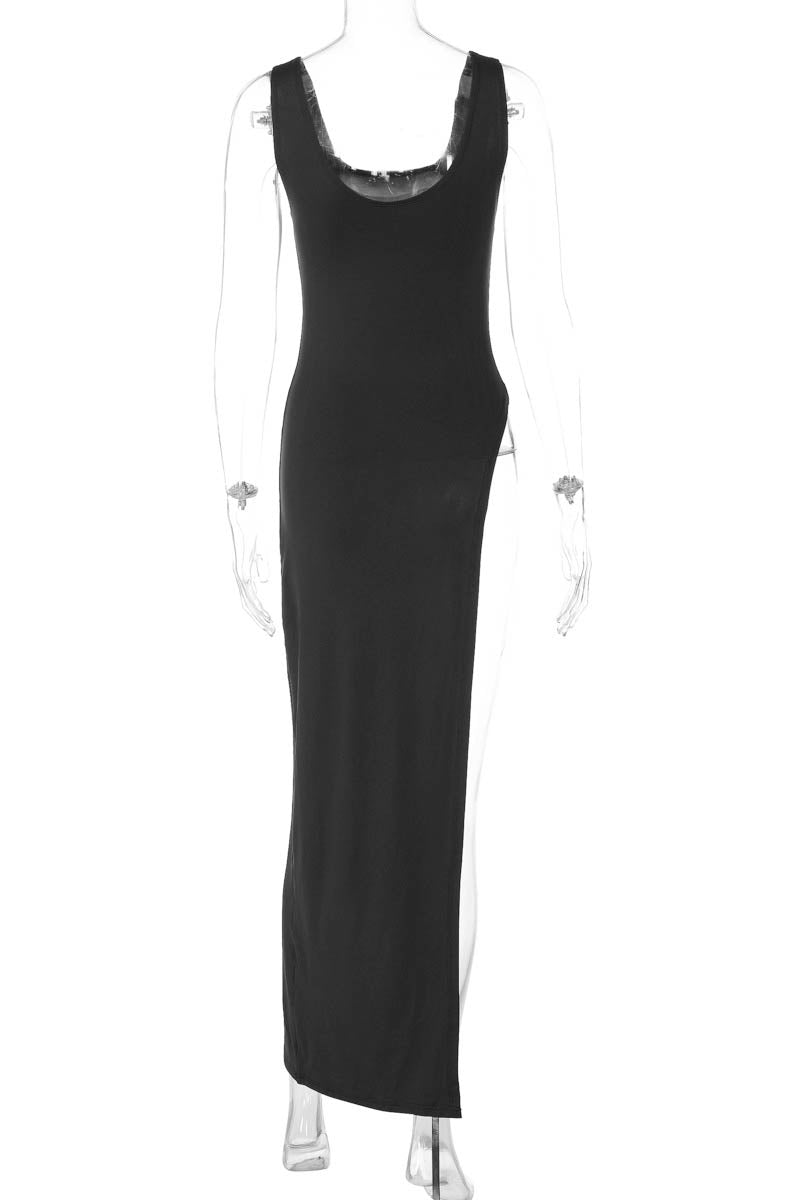 Urban Muse Slit Bodycon Dress