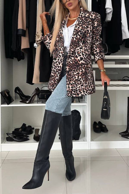 Zebra Striped Blazer