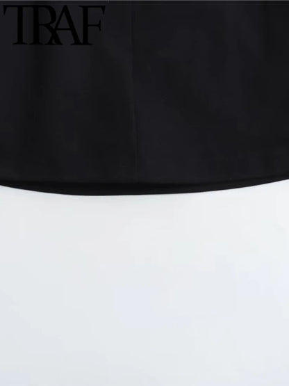 Black Skorts with Belt