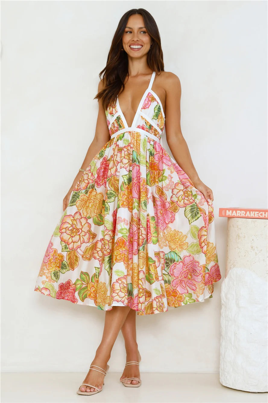 Floral – Boho Chic Vacation Maxi Dress